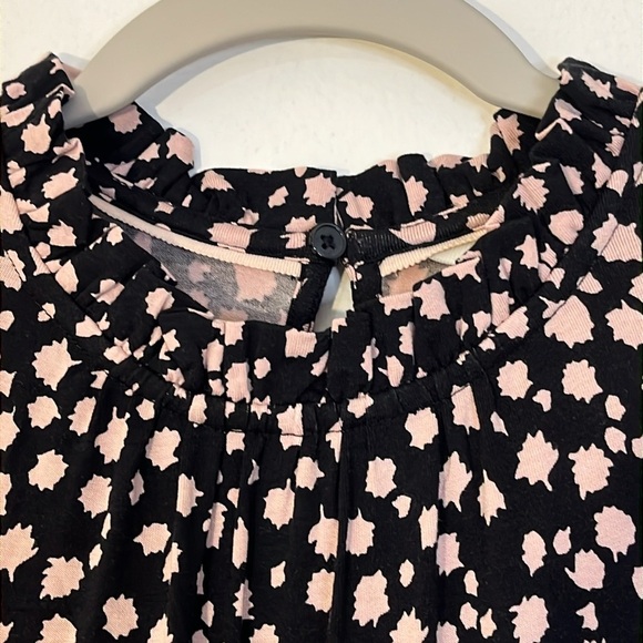 Boden | Clara jersey knit long sleeve dress Women’s size 8 R stretch ruffle - Picture 4 of 9